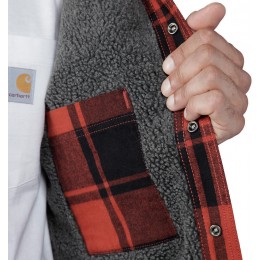 Carhartt Heavyweight Flannel Sherpa Рубашка