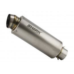 SHARK EXHAUST SRC 4 серебристый титан