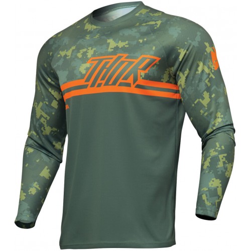 Thor Sector Digi Camo Молодежная майка для мотокросса