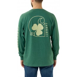 Carhartt Shamrock Graphic Рубашка с длинным рукавом