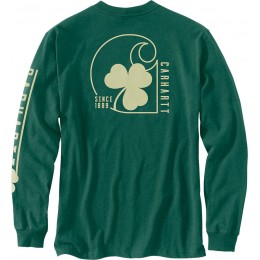 Carhartt Shamrock Graphic Рубашка с длинным рукавом