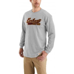 Carhartt Relaxed Fit Script Graphic Рубашка с длинным рукавом