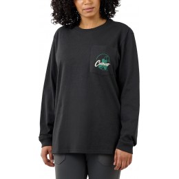 Carhartt Loose Fit Shamrock Graphic Женская рубашка с длинным рукавом