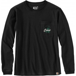 Carhartt Loose Fit Shamrock Graphic Женская рубашка с длинным рукавом
