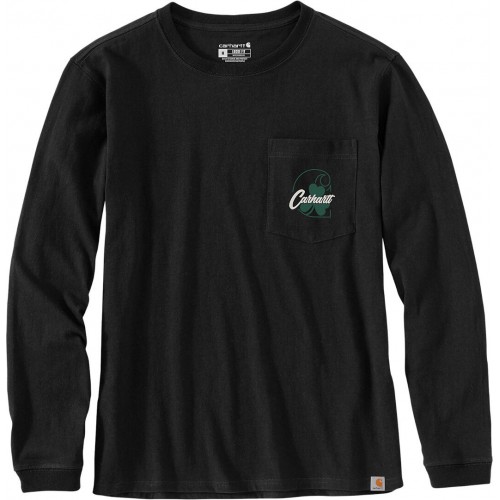 Carhartt Loose Fit Shamrock Graphic Женская рубашка с длинным рукавом