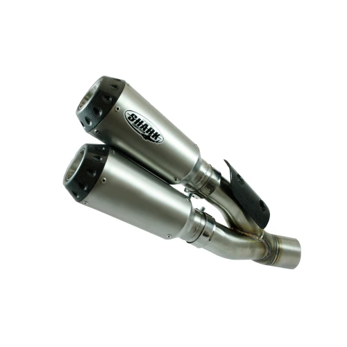 SHARK EXHAUST TRC-10 титановое/углеродное серебро
