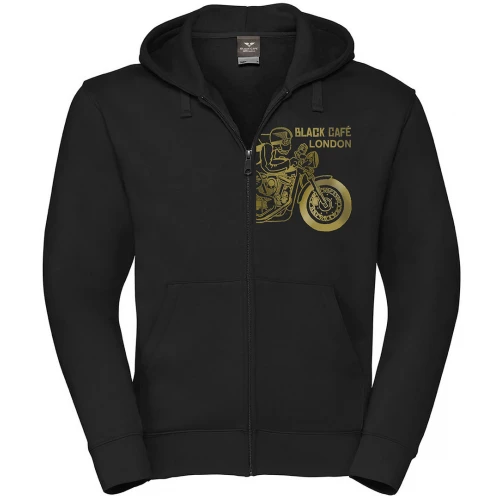 Black-Cafe London Retro Зип Худи