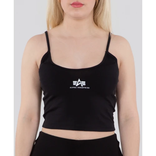 Alpha Industries Basic Crop SL Дамы Топ