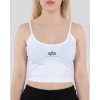 Alpha Industries Basic Crop SL Дамы Топ