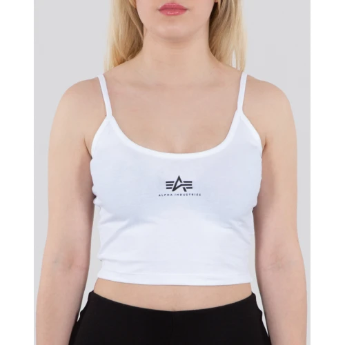 Alpha Industries Basic Crop SL Дамы Топ
