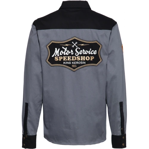 King Kerosin Motor Service Speedshop Workwear Рубашка