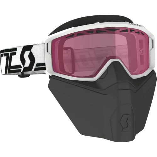 Scott Primal Safari Facemask Черно-белые снежные очки