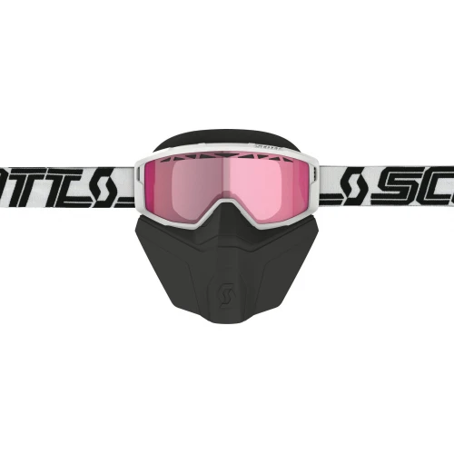 Scott Primal Safari Facemask Черно-белые снежные очки