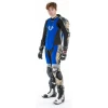 Virus Power Alien Denim синяя подушка безопасности 1-Piece Мотоцикл Текстиль костюм