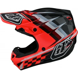 Troy Lee Designs SE4 PA MIPS Warped Молодежный шлем для мотокросса