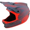 Troy Lee Designs D3 Fiberlite Spiderstripe Шлем для скоростного спуска