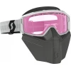 Scott Primal Safari Facemask Белые/розовые снежные очки