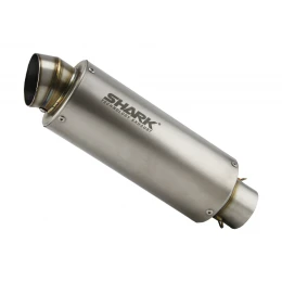 SHARK EXHAUST SRC 4 серебристый титан